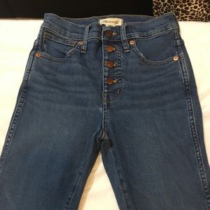 Madewell 10” High Rise Skinny Jeans 25p! GUC